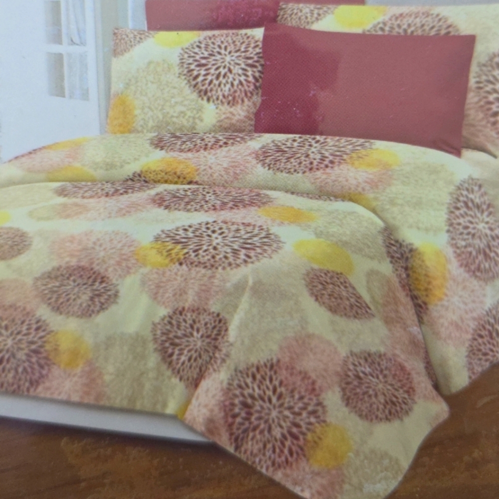 Mrs BELLA HOME 1800 KING SIZE SERIES SHEET 6 SET 100% WRINKLE FREE DESIGNS